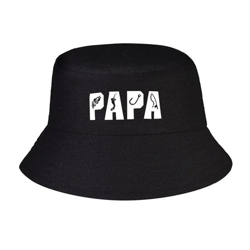 Papa Text Classic Minimalist Everyday Bucket Hat