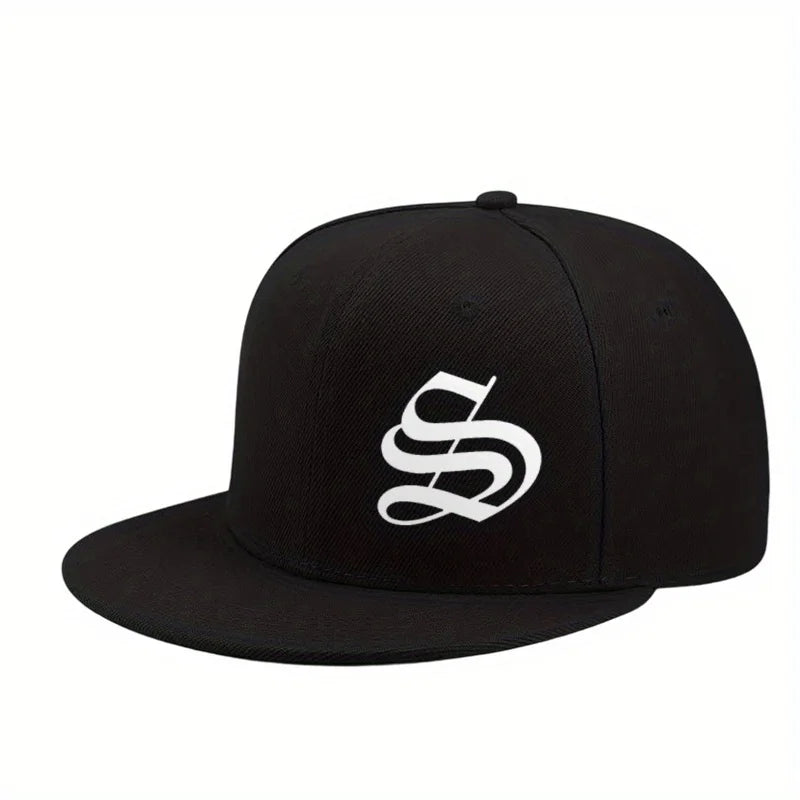 Gothic Letter S Baseball Snapback Cap