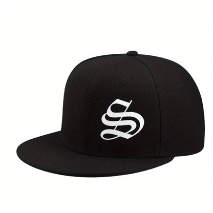 Gothic Letter S Baseball Snapback Cap