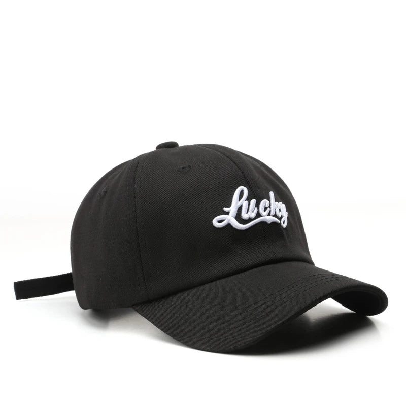 Lucky Embroidery Casual Baseball Cap
