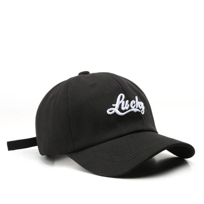 Lucky Embroidery Casual Baseball Cap