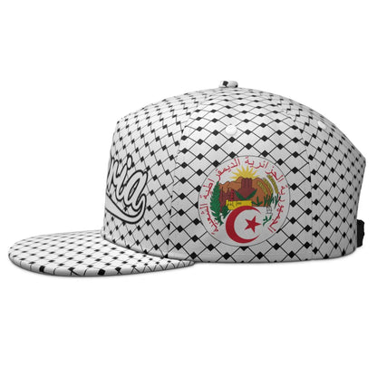 Custom Arabic DZ Flat-Brim Hip-Hop Snapback