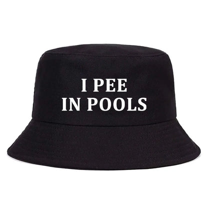 I Pee In Pools Funny Bucket Hat