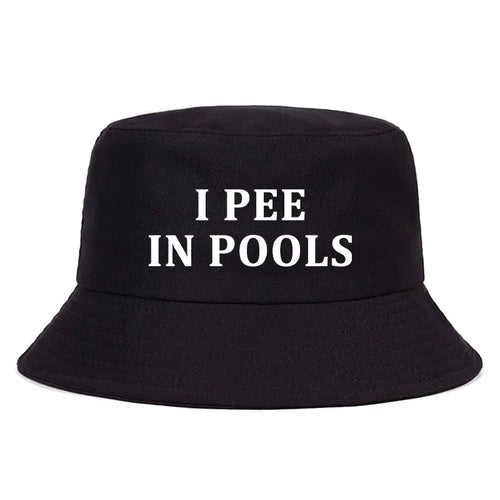 I Pee In Pools Funny Bucket Hat