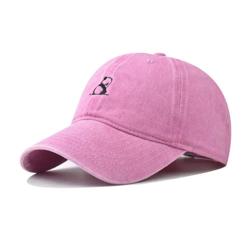 Cute Panda Embroidered Dad Baseball Cap