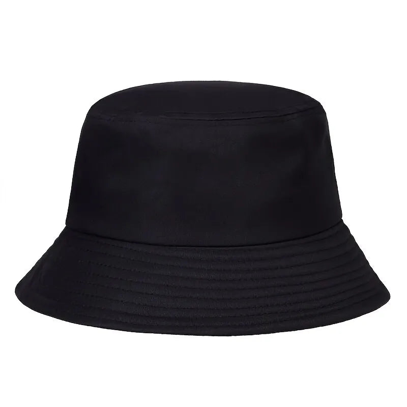 Unisex N86 Leather Label Personality Bucket Hats