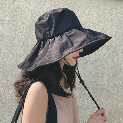 Women’s Korean Big Brim Sunshade Fisherman Hat