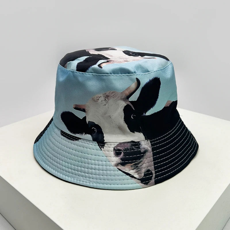 Funny Animal Print Reversible Bucket Hat