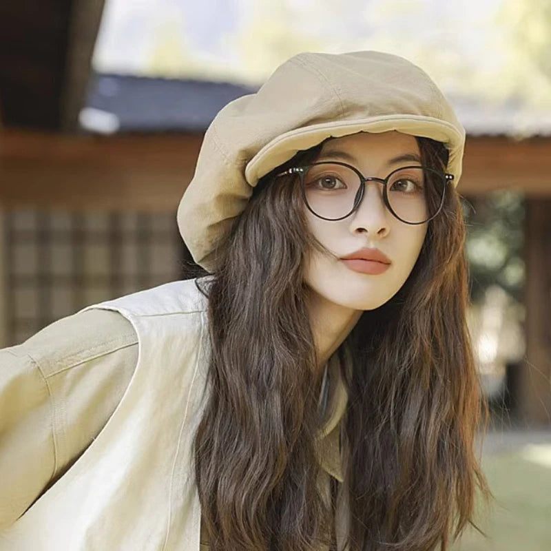 Retro Short Brim Painter Bucket Hat