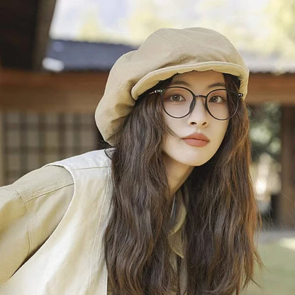 Retro Short Brim Painter Bucket Hat