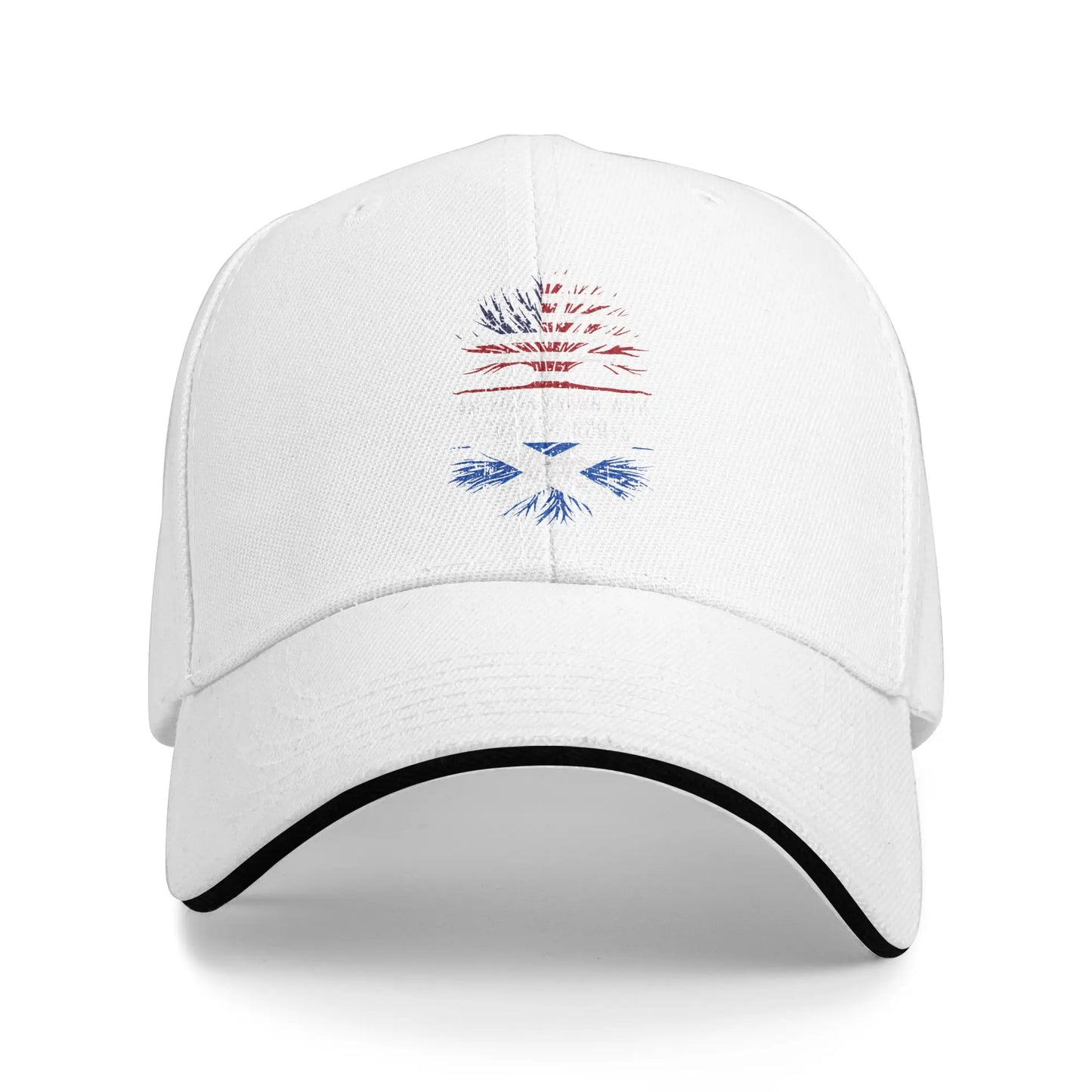 American Scottish Roots Flag Outdoor Baseball Cap