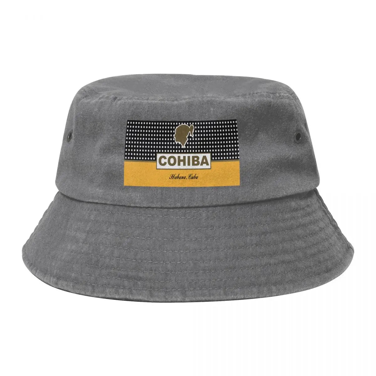 Cohiba Habana Yellow Art Horse Bucket Hat