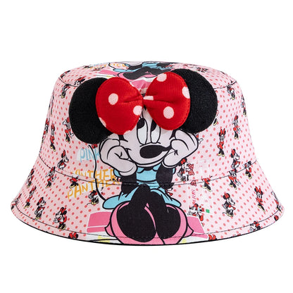 Childrens Mickey Minnie Cartoon Cute Bucket Hat