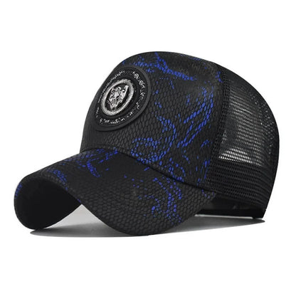 Cheetah Gradient Mesh Baseball Cap