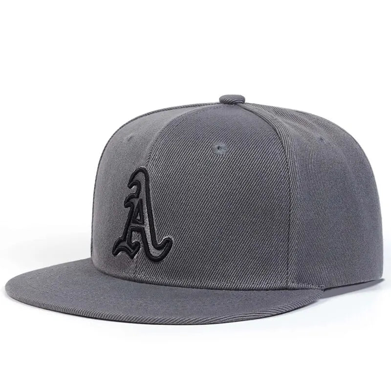 Unisex Gothic Alphabet Embroidery Hip-hop Hats