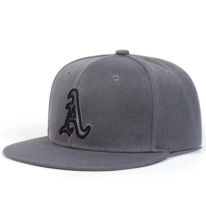 Unisex Gothic Alphabet Embroidery Hip-hop Hats