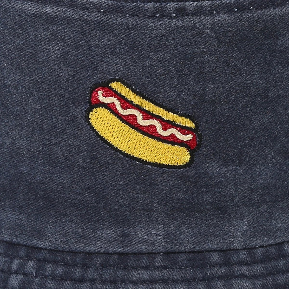 American Retro Washed Hot Dog Bucket Hat