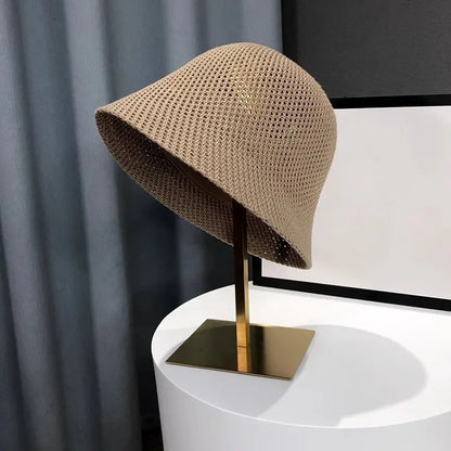 Women Summer Breathable Foldable Japanese Beach Bucket Hat