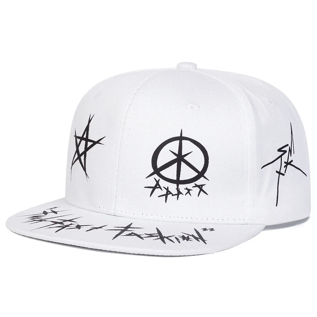 Unisex Eye Graffiti Print Hip-hop Hats