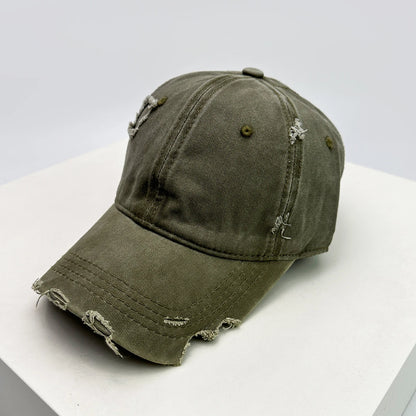 Unisex Notch Solid Baseball Cap