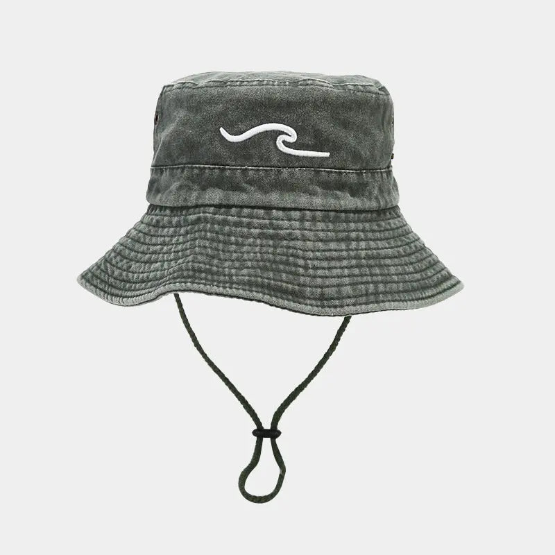 Cotton Embroidered Pattern Bucket Hat