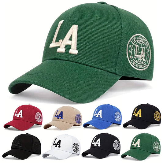 Unisex LA Embroidered Baseball Cap