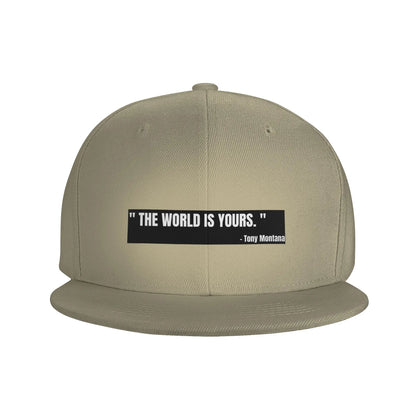 Scarface Tony Montana World Yours Snapback Cap
