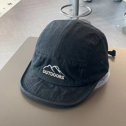 Japanese Five Panel Short Brim Snapback Caps