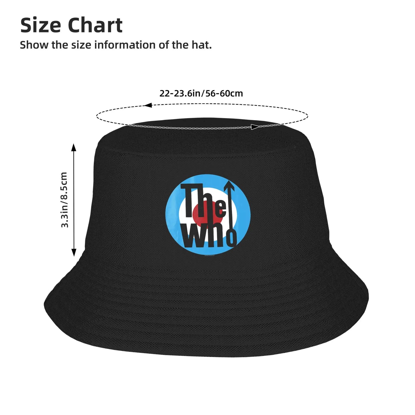Rock Band The Who Graphic Bucket Hat