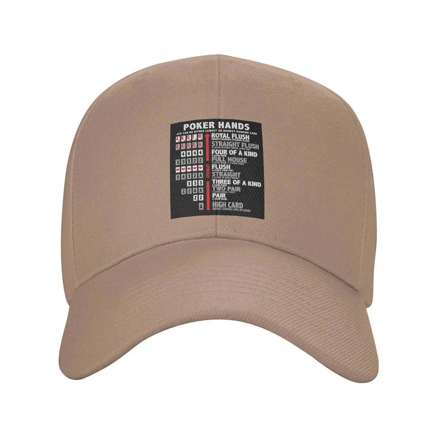 Poker Hands Streetwear Baseball Cap