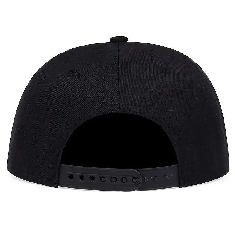 Chicago Letter Embroidered Cotton Snapback Cap