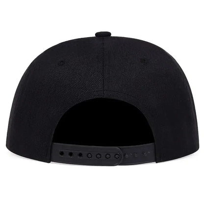 Chicago Letter Embroidered Cotton Snapback Cap