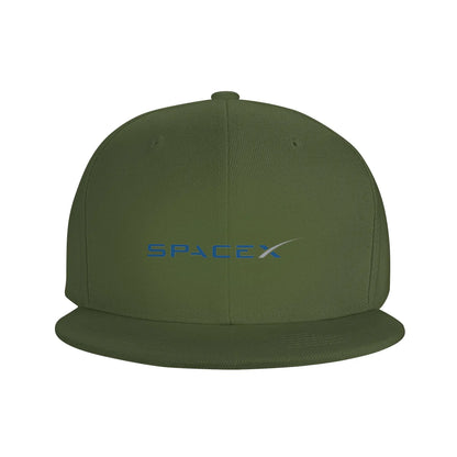 SpaceX Logo Breathable Outdoor Snapback Cap