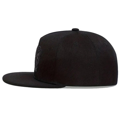 Unisex Clover Embroidery Casual Snapback Cap