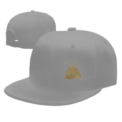 Valknut Odin Symbol Adjustable Snapback Cap