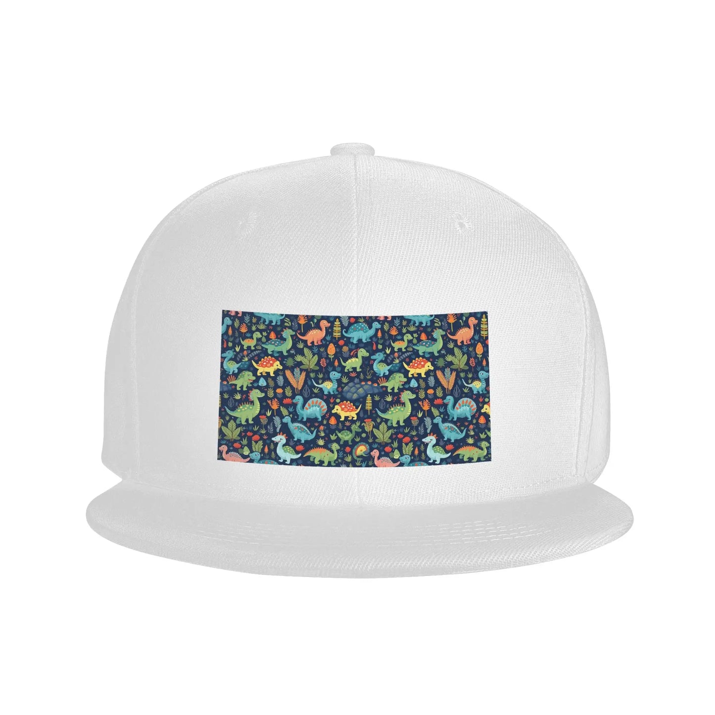 Cartoon Cute Dinosaur Pattern Snapback Cap