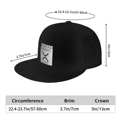 XRP Ripple Crypto Diamond Hands Unisex Snapback Cap