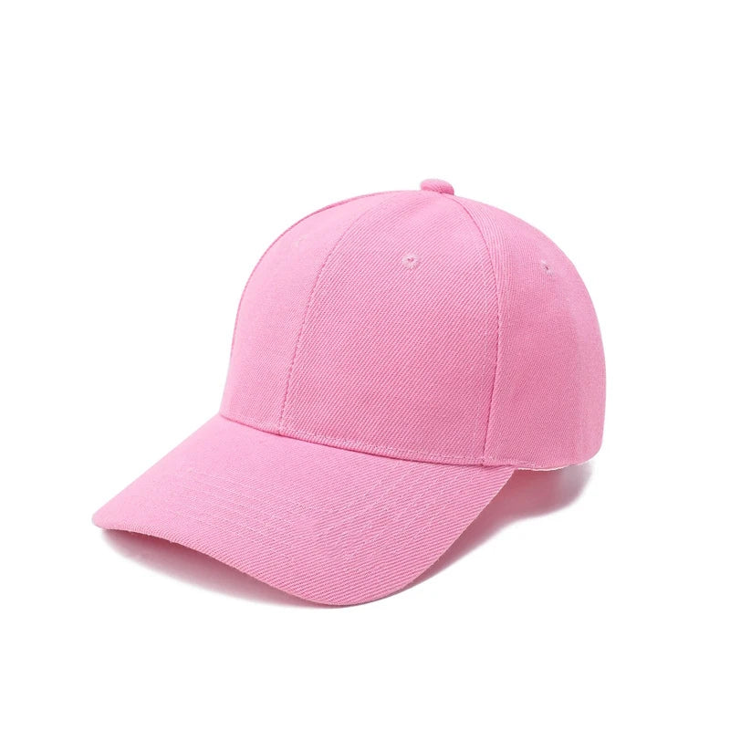 Fashion Candy Color Kids Baseball Cap Sun Protection Boy Girls Hat
