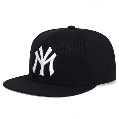Classic Letter Embroidery Unisex Snapback Cap