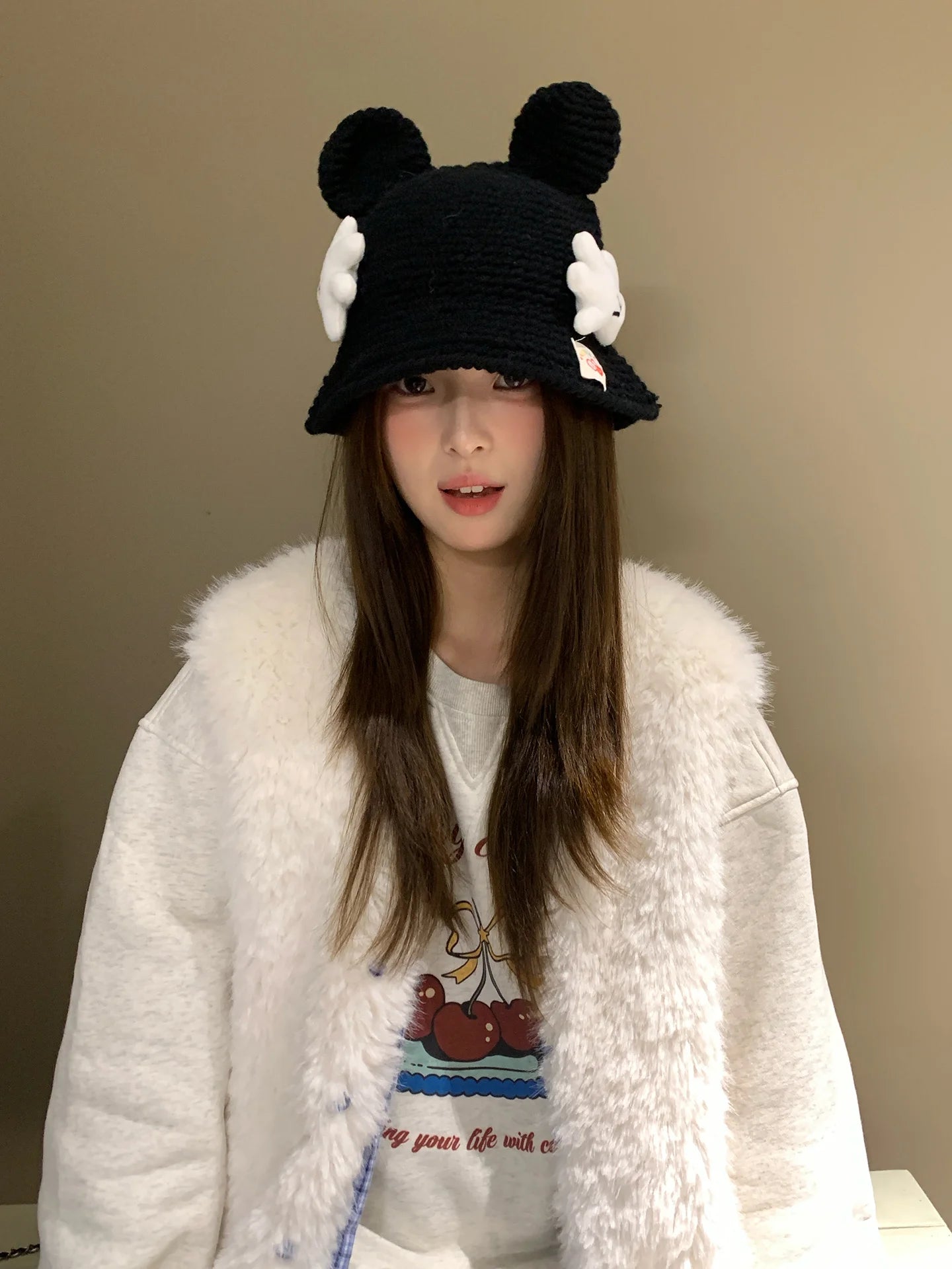 Cute Knitted Cartoon Fisherman Hat
