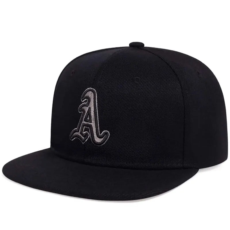 Unisex Gothic Alphabet Embroidery Hip-hop Hats