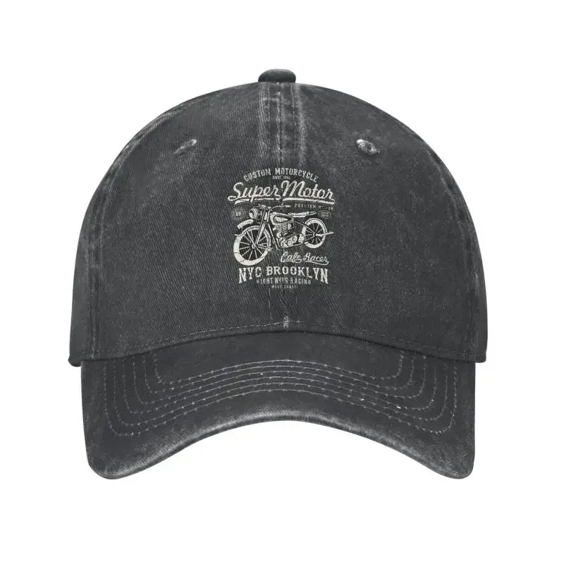 Personalized Cotton Super Motor Sports Baseball Cap