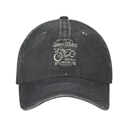 Personalized Cotton Super Motor Sports Baseball Cap