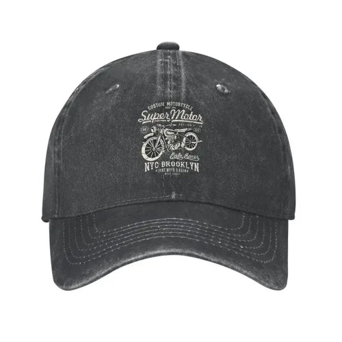 Personalized Cotton Super Motor Sports Baseball Cap