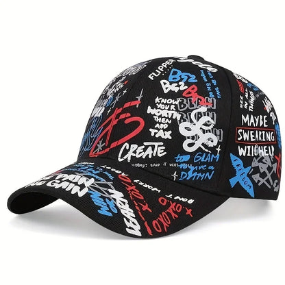Fashion Graffiti Printing Baseball Cap