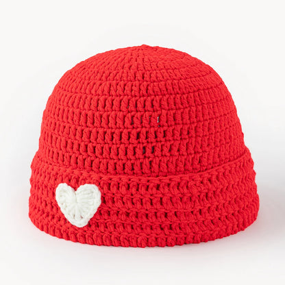 Handmade Crochet Love Yarn Winter Bucket Hat