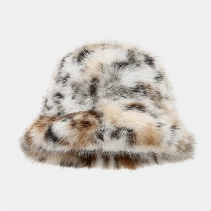 Winter Printed Polyester Bucket Hat