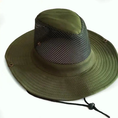Wide Brim Straw Beach Sun Hat Men
