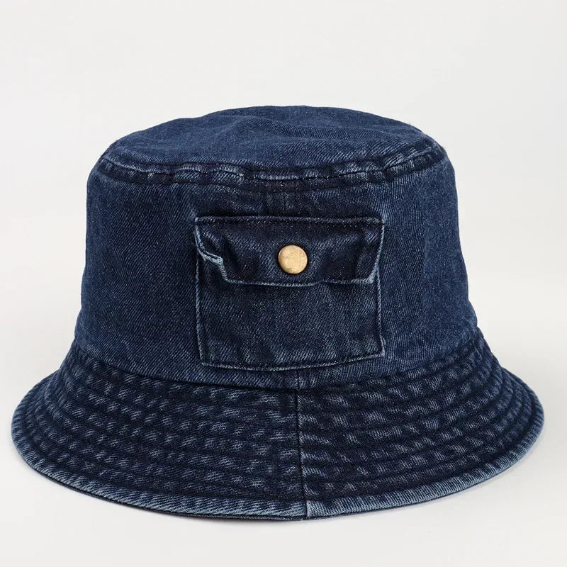 Retro Washed Four Seasons Casual Bucket Hat