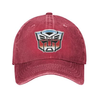 Autobots Big Face Distressed Washed Baseball Cap